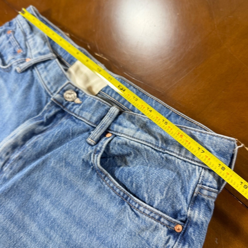 Mother Superior Bookie Flood Deans List Sz 34 Wide Leg Jeans High Rise Plus - Picture 4 of 13